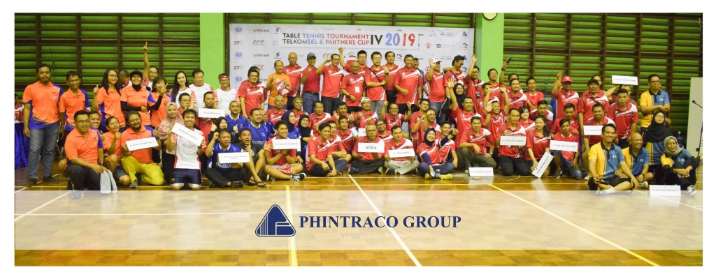 Phintraco Group Turut Serta dalam Turnamen Tenis Meja “Telkomsel and Partners Cup IV 2019”