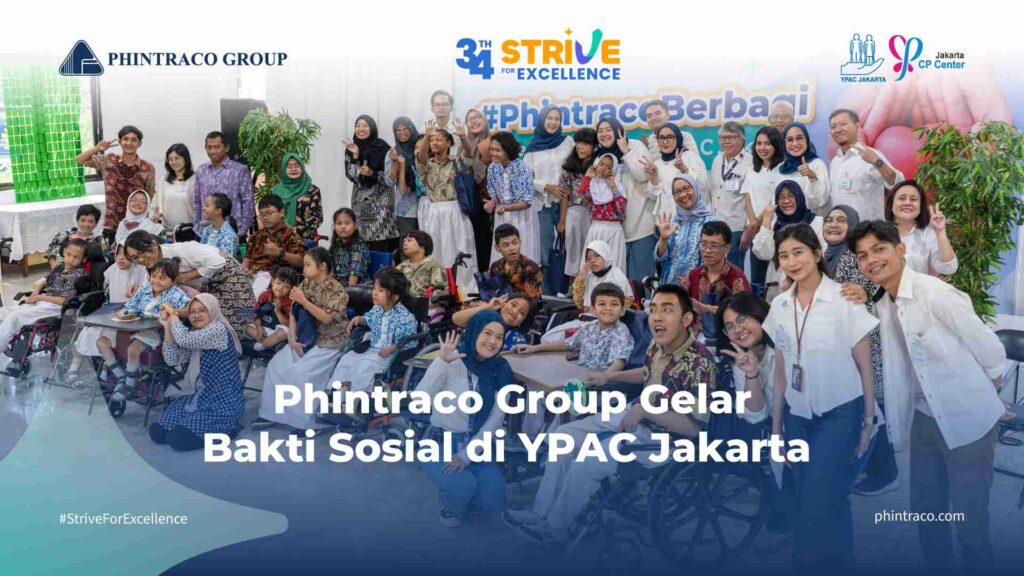 Rayakan HUT ke-34, Phintraco Group Salurkan Bantuan CSR ke Penyandang Disabilitas YPAC Jakarta